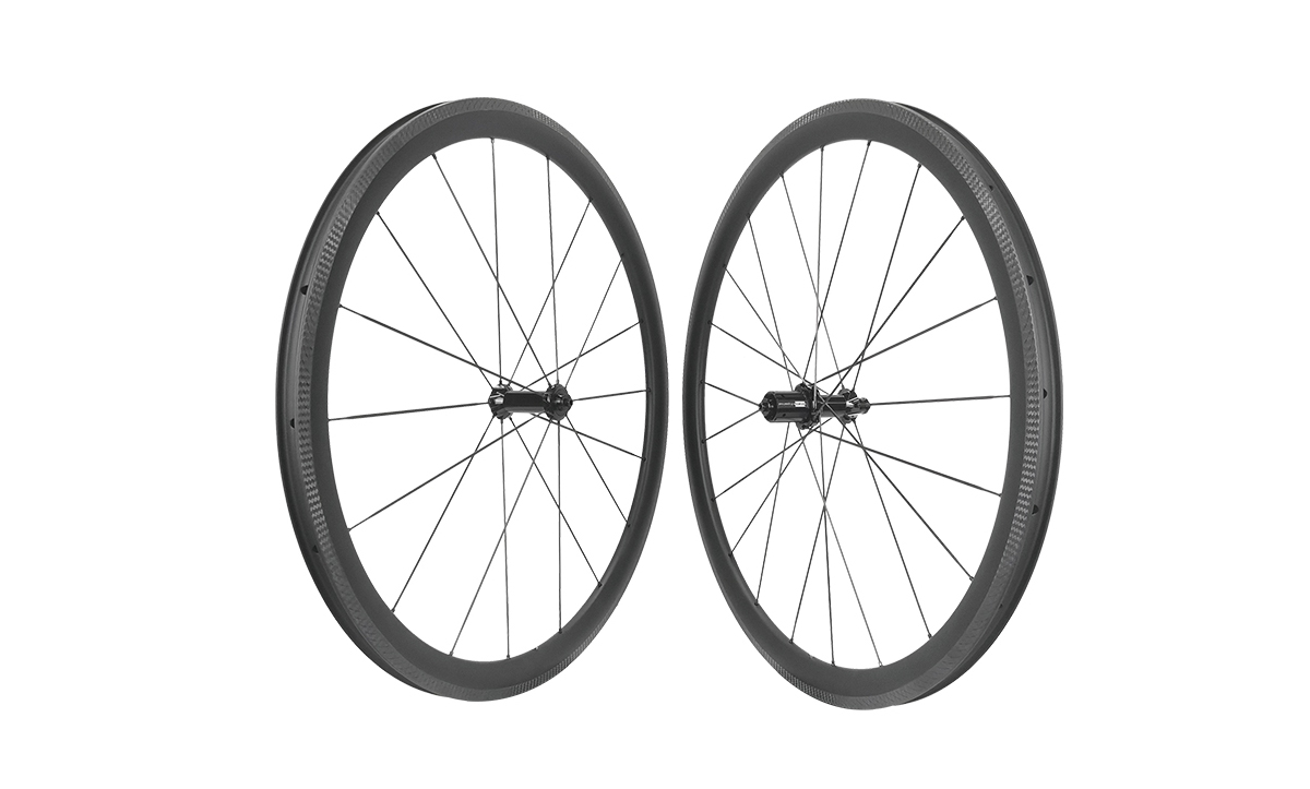 Ultra Light And Stiff Rim Brake Full Carbon Spoke Road Wheelset Carbon Wheelset Road Rim Brake